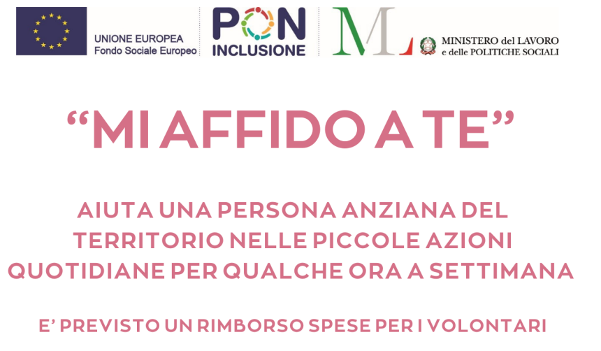 Mi affido a te - nuova formazione volontari