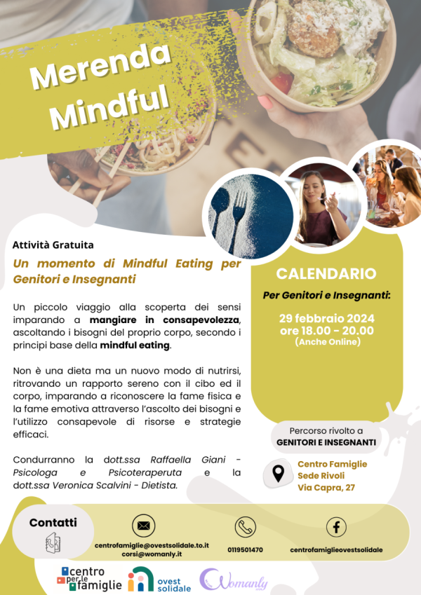 Merenda Mindful per Genitori e Insegnanti
