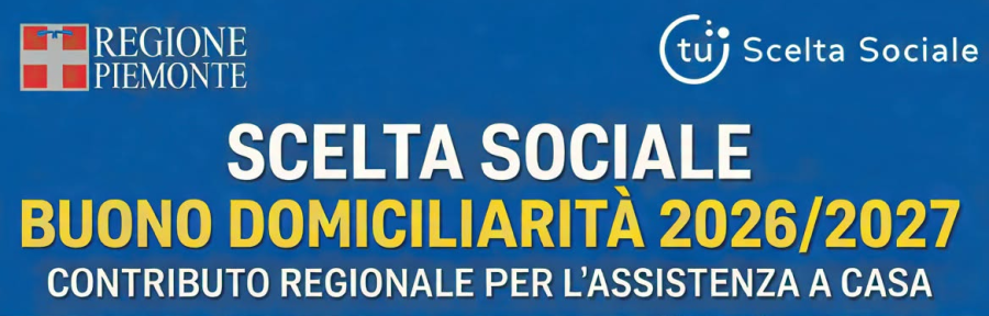 Scelta Sociale: Buono domiciliarità 2026/2027